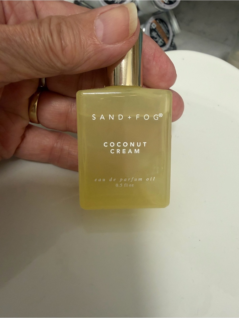 Sand + Fog Coconut Cream Eau de Parfum Oil — Pale Yellow
